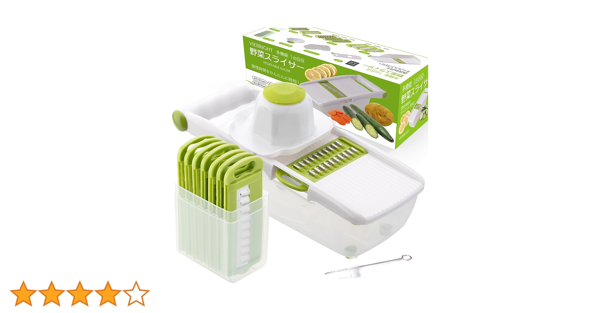 引き取り専用　スライサー Amazon | 【B.S.TIMES掲載モデル】 VIEBRIGHT スライサー 千切り